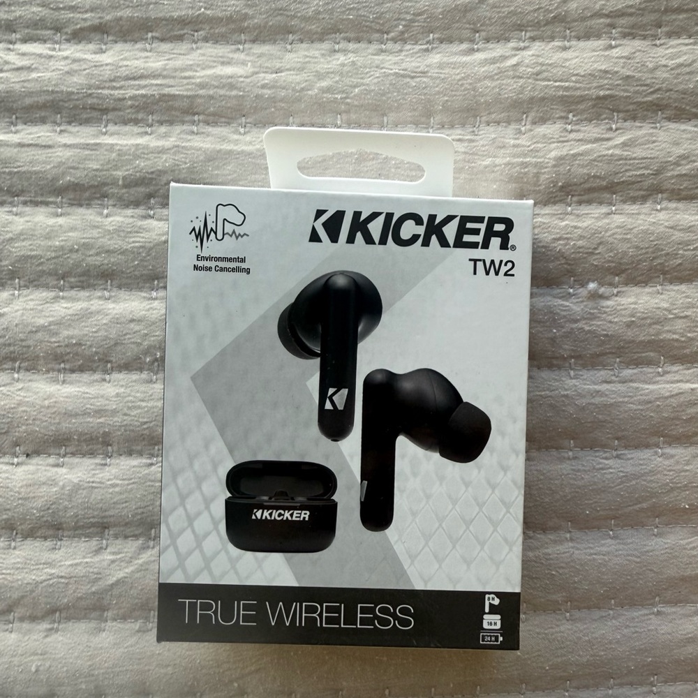 Kickers TW2 True Wireless Earbuds - Black